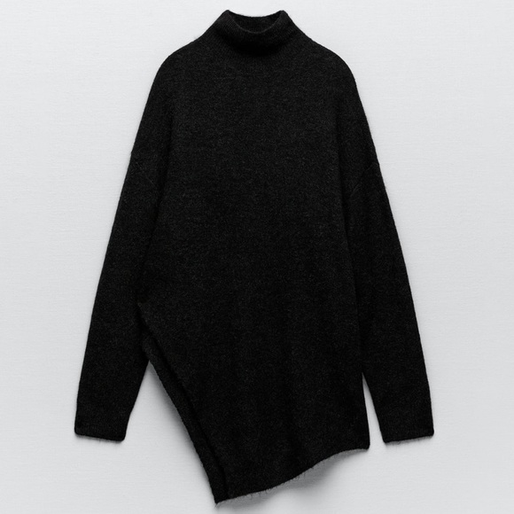 Knit Asymmetrical Sweater - Picture 2 of 2